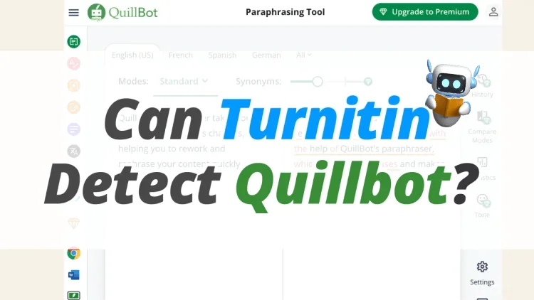 An Turnitin Detect Quillbot First Screen