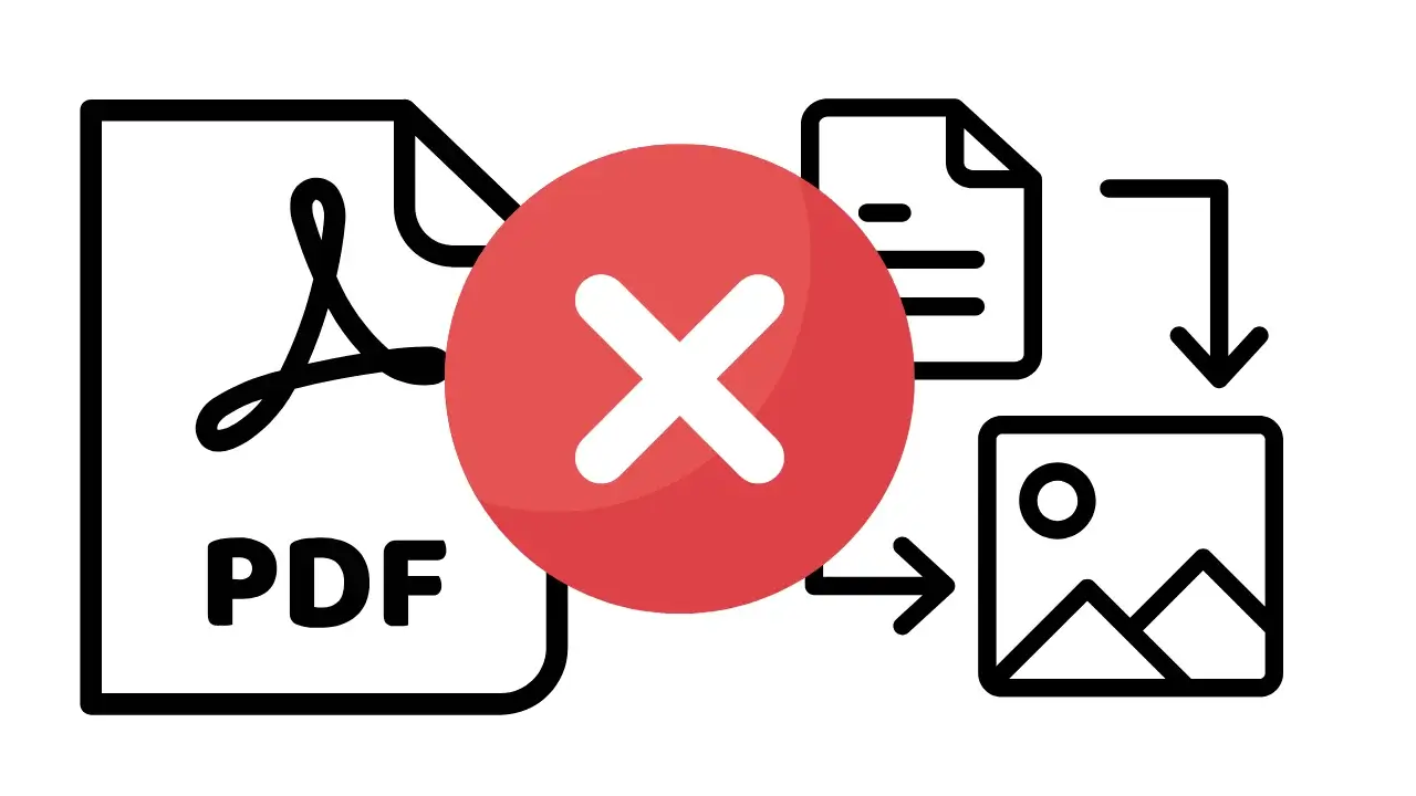 PDF Image of Text Not Working