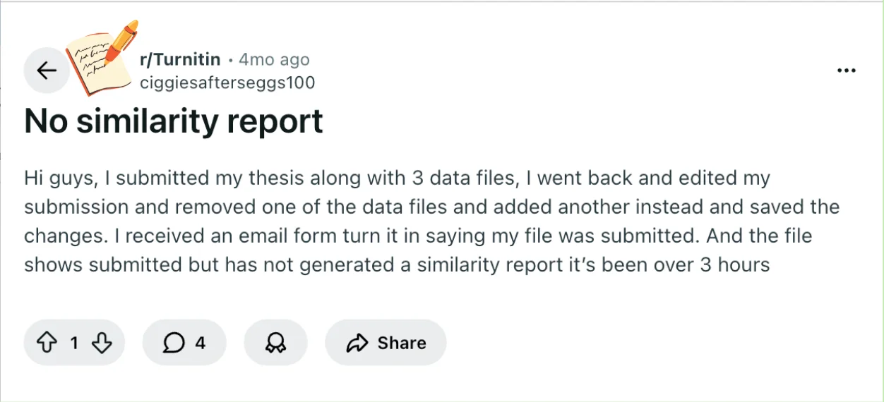 Reddit : Absence de Rapport de Similarité Reddit : Absence de Rapport de Similarité