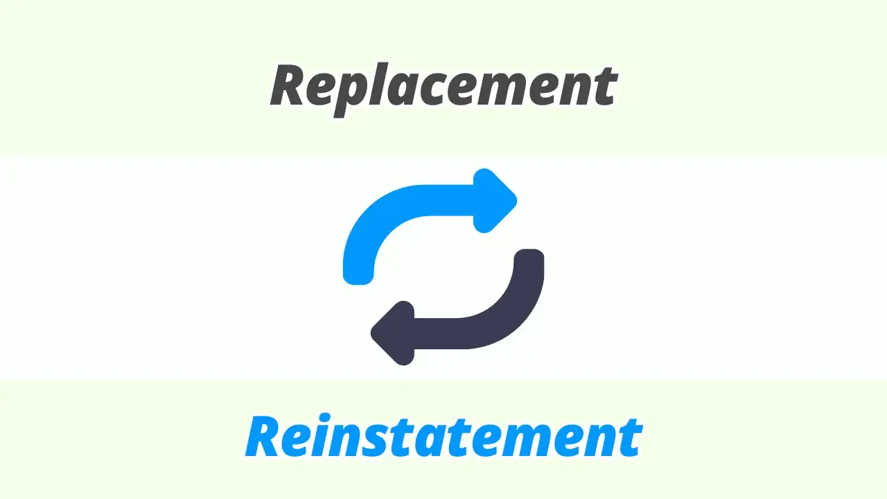 Synonym Replacement Reinstatement