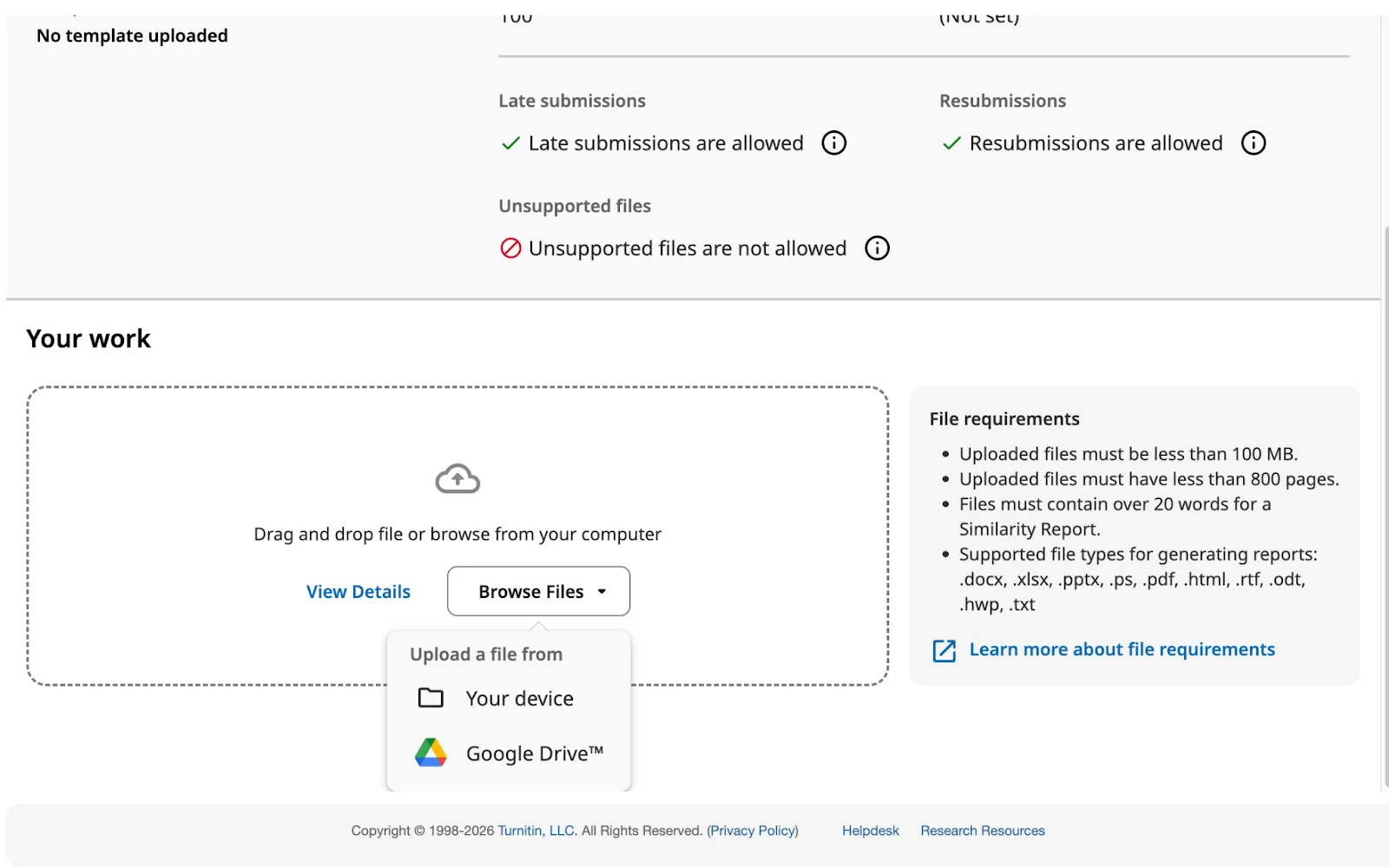 Parcourir les fichiers sur Turnitin Parcourir les fichiers sur Turnitin
