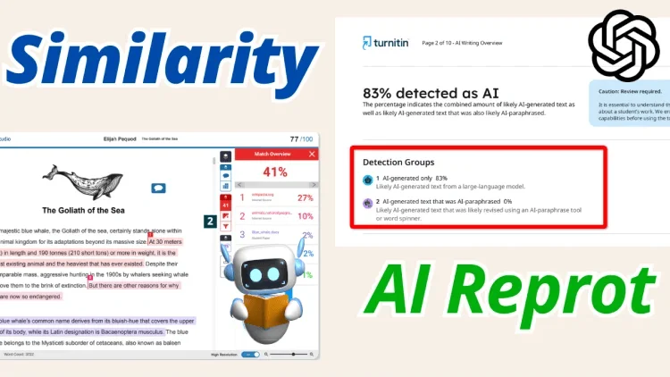 Turnitin Similarity Report vs AI Report