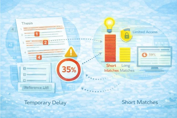 Understanding Turnitin Similarity Scores Visually Visuelles Verständnis der Turnitin-Ähnlichkeitsbewertungen